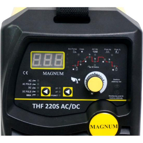 Magnum THF 220S AC/DC PULS IGBT miękki panel + prezent